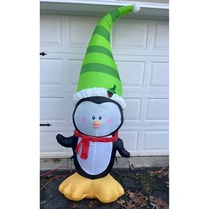 Holiday Time 7ft Penguin Inflatable Christmas Yard Decor‎ No Box